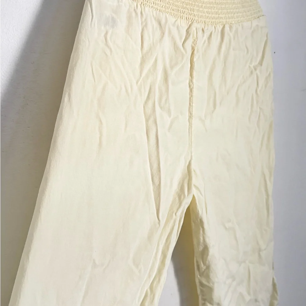 Cloth & Stone Light Cream Wide Leg Pants - Picture 2 of 6